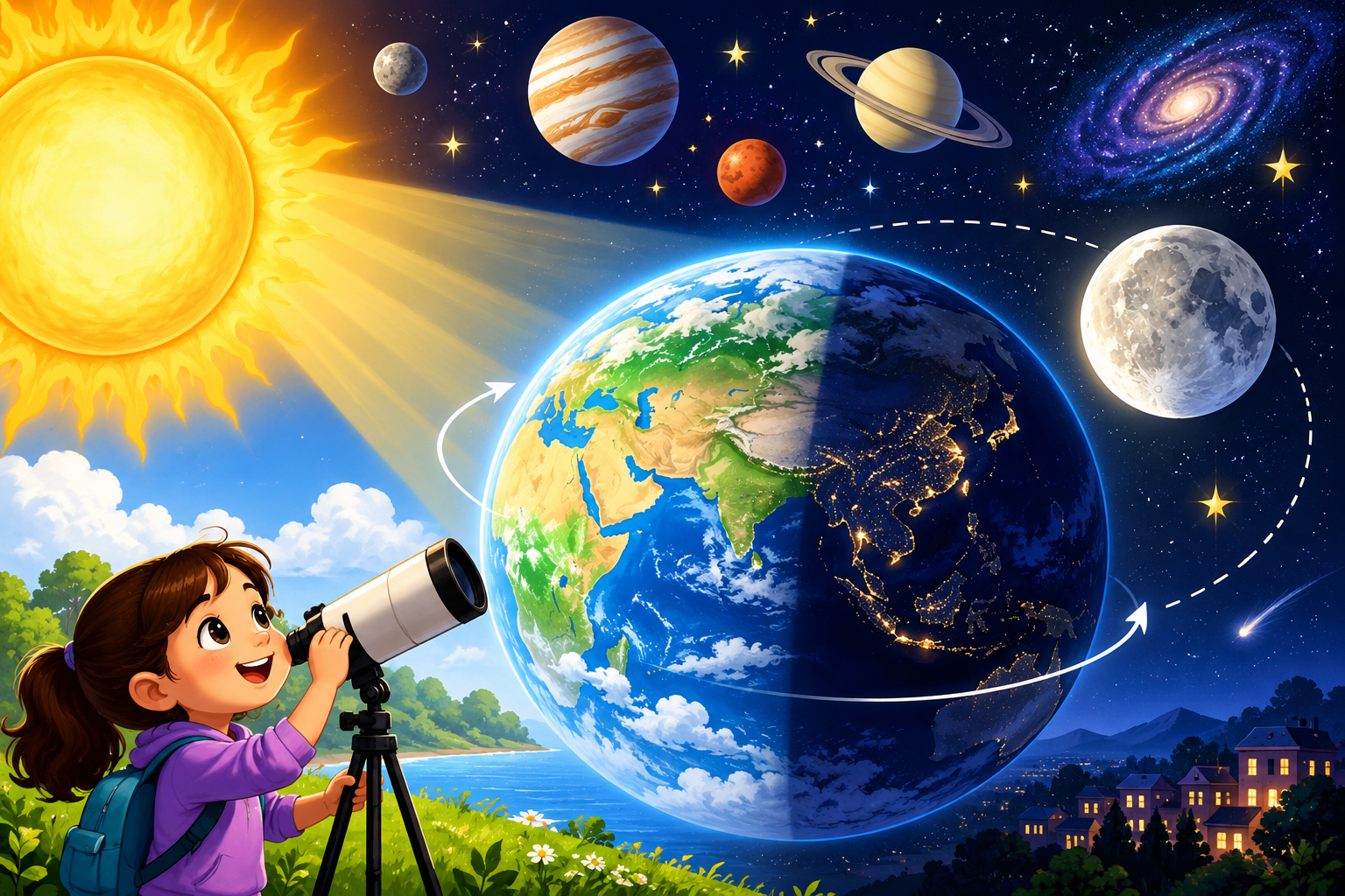 ☀️ Our Amazing Sun: The Star That Gives Us Light!